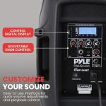 Pyle 1000W Portable Bluetooth PA System with Microphone