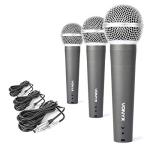 VONYX DM58 Dynamic Microphone Set of 3
