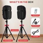 Pyle 1000W Portable Bluetooth PA System with Microphone
