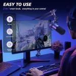 MAONO RGB Dynamic Microphone Set with Boom Arm