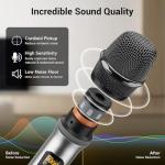 TONOR UHF Wireless Microphone System with 4 Mics