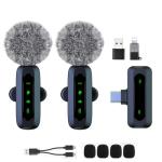 Mini Wireless Lavalier Mic for iPhone & Android