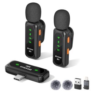 Wireless Lavalier Microphones for Clear Audio Video