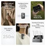 DJI Mic 2: Wireless Microphone with Charging Case