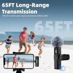 Wireless Lavalier Microphone Set for iPhone & Android