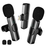 BYbrutek Wireless Lavalier Microphones for iPhone/iPad