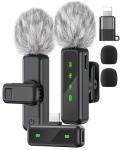 Jubolion Wireless Lavalier Mic for iPhone & Android