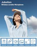 Jubolion Wireless Lavalier Mic for iPhone & Android