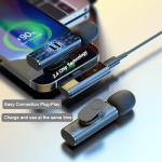 Wireless Mini Lavalier Microphone with Noise Cancellation