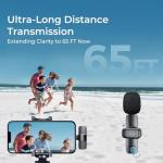 YRF Wireless Lavalier Mic for iPhone and Android