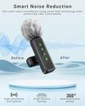 Jubolion Wireless Lavalier Mic for iPhone & Android