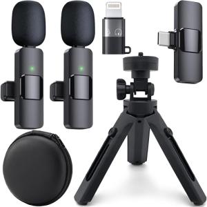 Wireless Lavalier Mics for iPhone, Android, and More
