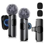 SOOOEC USB C Wireless Lavalier Microphone for Phones