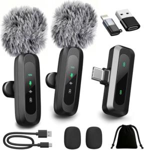 Wireless Lavalier Mic for iPhone and Android