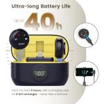 YEJATA Wireless Microphone for iPhone and Android