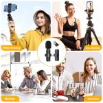 2-Pack Wireless Lavalier Mics with Noise Reduction