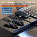 3-in-1 Wireless Lavalier Microphone for Videos