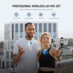 NEEWER Wireless Lavalier Microphone for Vlogging