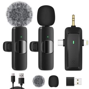 Wireless Lavalier Microphone for iPhone and Android
