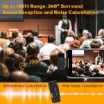 AURTEC Wireless Lavalier Mic Set with Charging Case