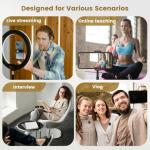 YEJATA Wireless Microphone for iPhone and Android