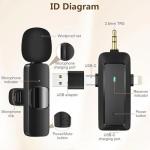 Wireless Lavalier Microphone for iPhone and Android