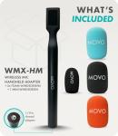 Movo WMX-HM Wireless Microphone Adapter for DJs