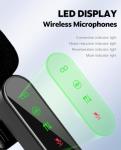 Dual Wireless Mini Lavalier Microphones for Mobile