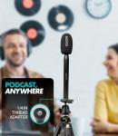 Movo WMX-HM Wireless Microphone Adapter for DJs