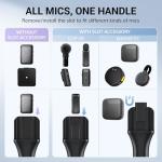 TONOR 2 Pack Mic Handles for DJ RODE Microphone