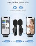 Wireless Lavalier Microphone Set for iPhone & Android