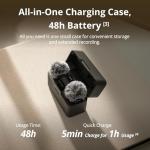 DJI Mini Wireless Lavalier Microphone with Charging Case