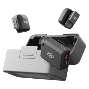 DJI Mini Wireless Lavalier Microphone with Charging Case