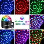 7 Color RGB Disco Ball with Remote Control
