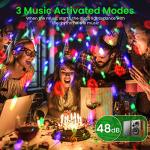 7 Color RGB Disco Ball with Remote Control