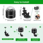 7 Color RGB Disco Ball with Remote Control