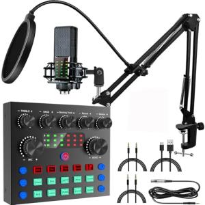 All-in-One DJ Mixer and Podcast Gear Bundle