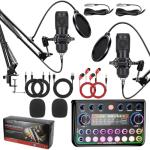 All-in-One DJ Mixer and Podcast Equipment Bundle