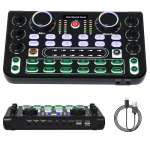 Rubehoow Podcast Equipment Bundle with DJ Mixer