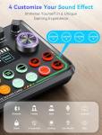 SINWE Podcast Gear Bundle for 2 - All-in-One Mixer