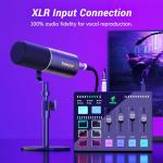 TONOR XLR Microphone and USB Mixer Bundle