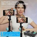 Podcast Equipment Bundle with Audio Interface and Mixer
