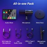 TONOR XLR Microphone and USB Mixer Bundle