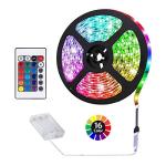 Battery Powered LED Strip Lights with Remote