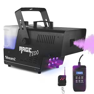 BeamZ Rage 1800LED DMX Fog Machine with Lights
