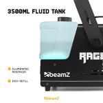 BeamZ Rage 1800LED DMX Fog Machine with Lights