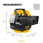 BeamZ Rage 1800LED DMX Fog Machine with Lights