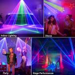 Ehaho 3D RGB Animation Party Disco Lights