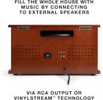Victrola 8-in-1 Bluetooth Turntable Entertainment Center