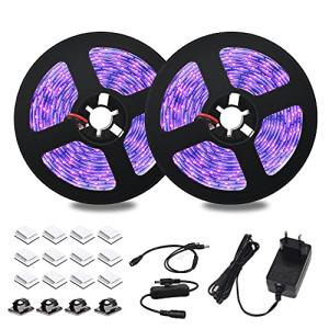 33 ft UV Black Light LED Strip with Transformer